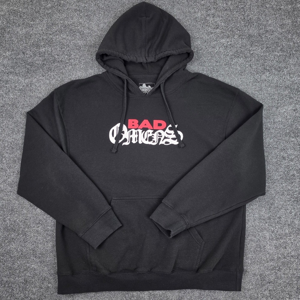 Bad Omens Bad Decisions Sumerian Records Hoodie Men's XL Skull Graphic Black